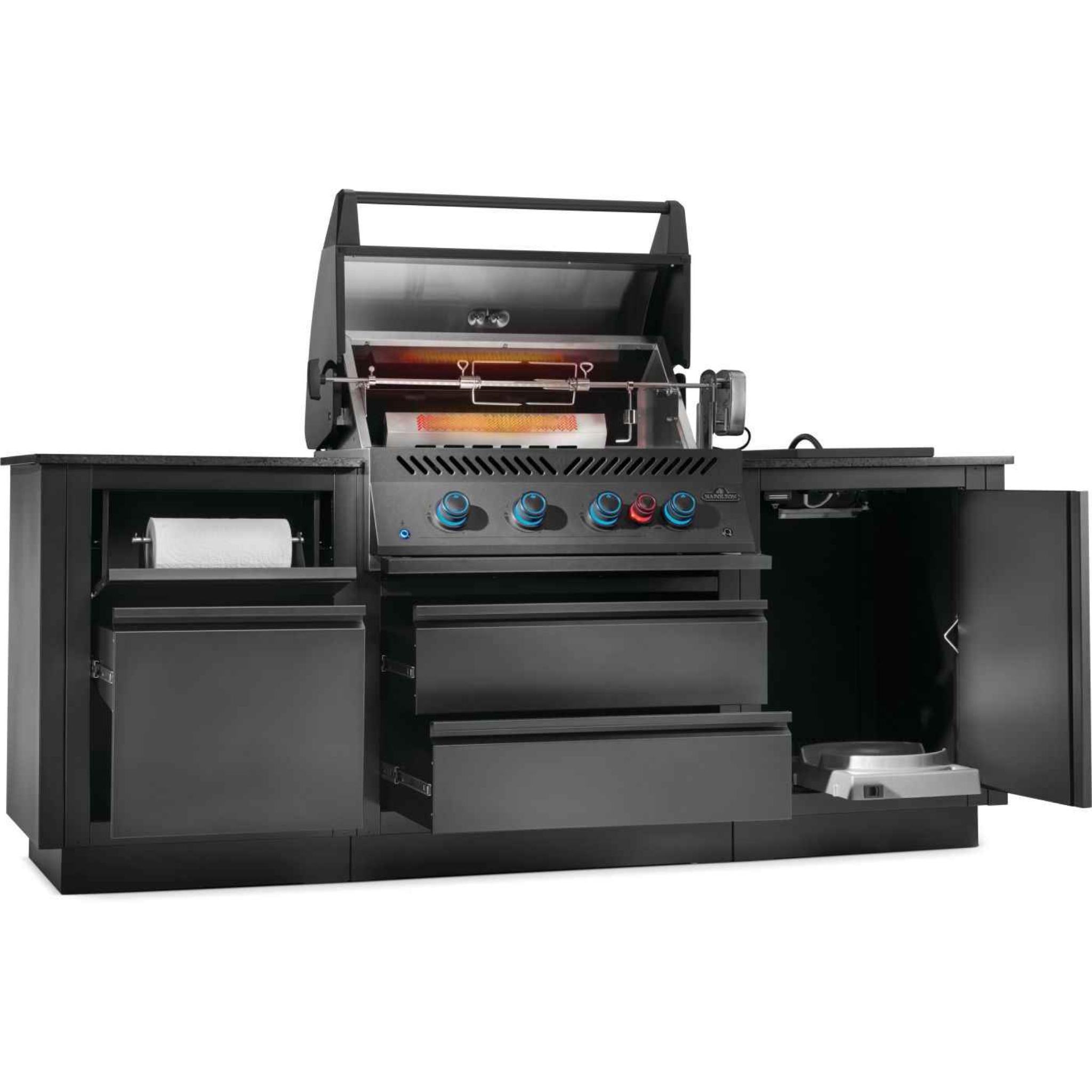 Patio Outdoor Kitchen - Patio Elegance OASIS™ 300 with Built-in 700 Series 32" Gas Grill